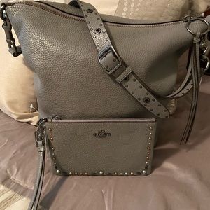 Coach 1941 tearose bucket purse with wristlet NWT